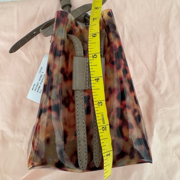 Nanushka Mini Bucket Crossbody Bag, Tortoise - Picture 7 of 7